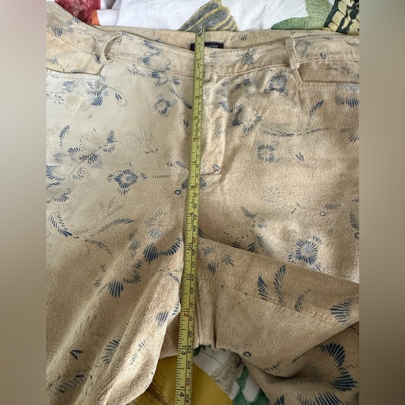 1980s Suede pants sz 10 - Picture 4 of 9